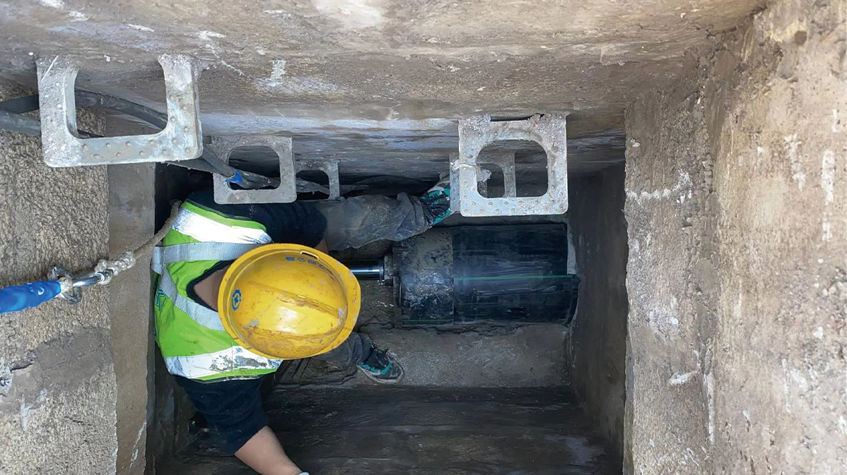 水磨沟HDPE短管内衬法